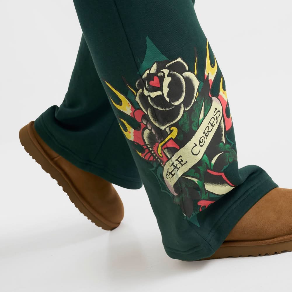 Ed Hardy Sacred Heart Fleece Jogger Pants Delivery Near Me | Order