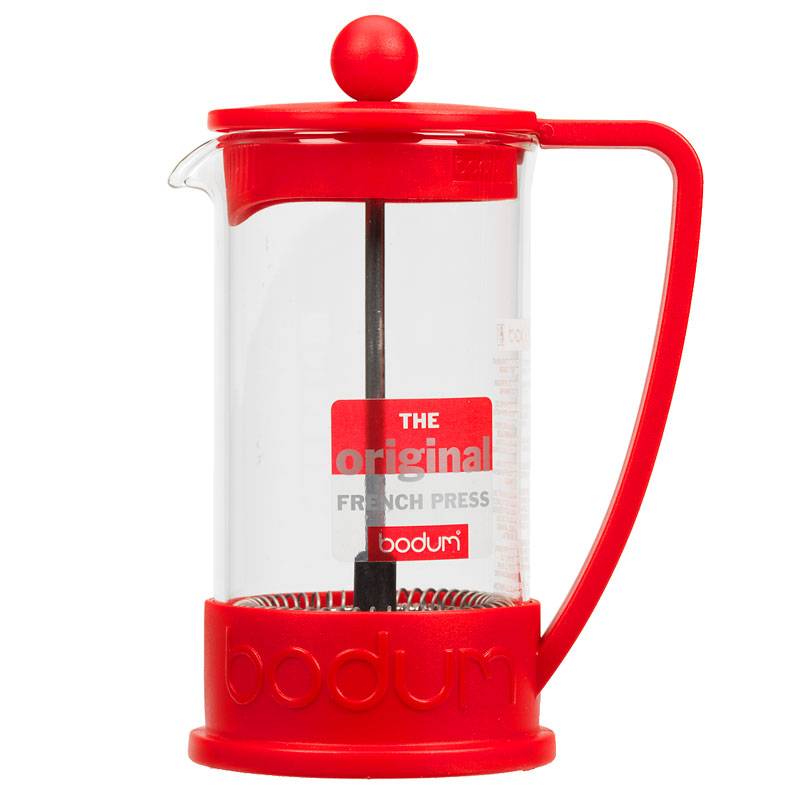 Bodum Brazil French Press Coffee Maker, Red