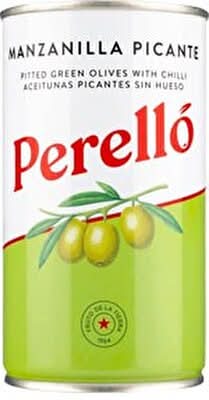 Perello Manzanilla Picante pitted olives 150g