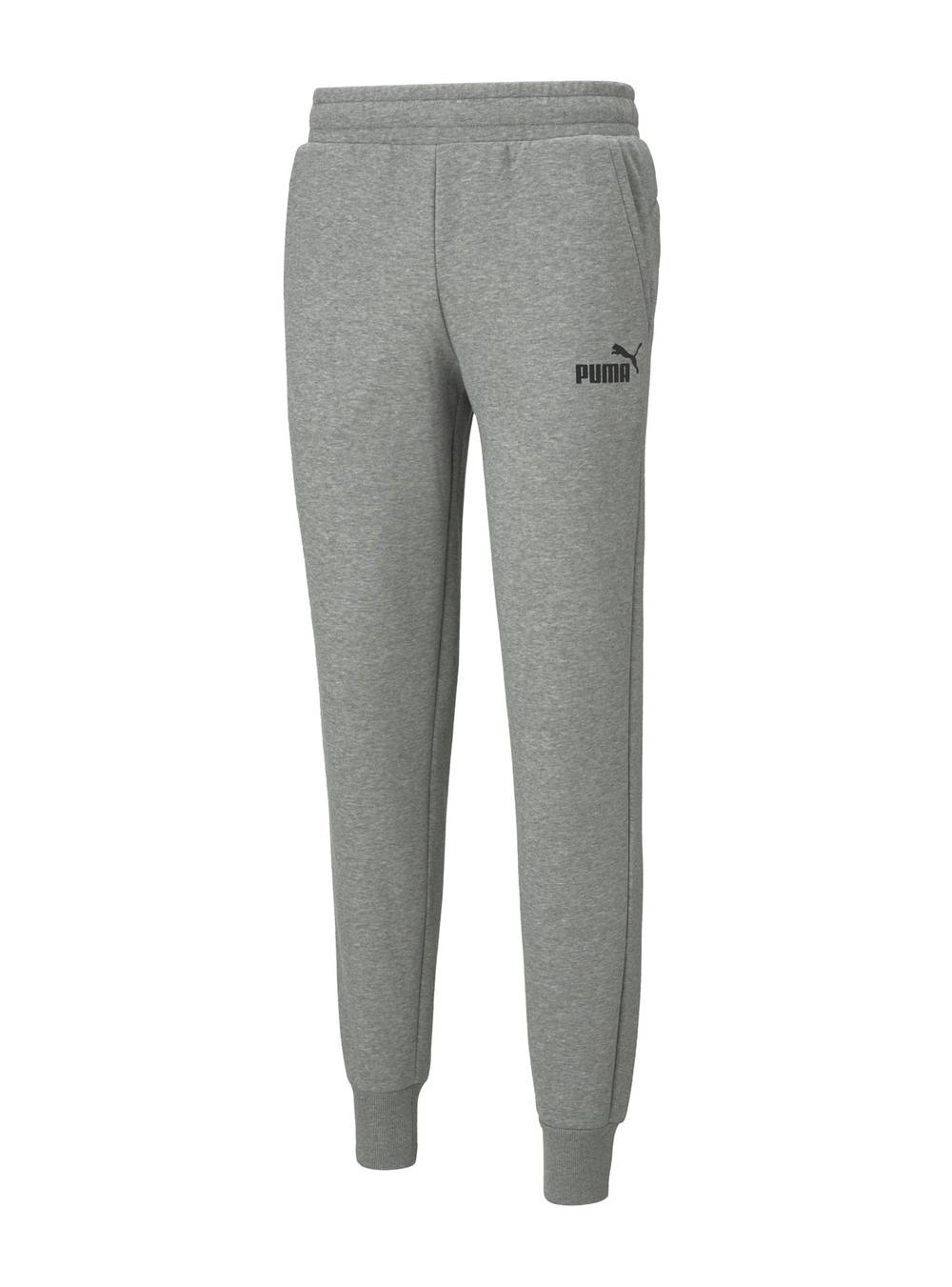 Puma pantalón ess logo fl cl gris hombre (color: gris. talla: l)