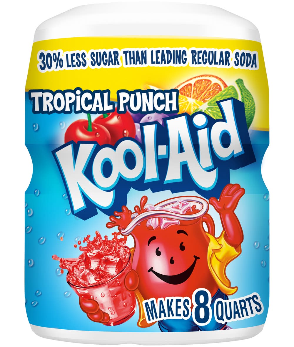 Kool-Aid Drink Mix, Tropical Punch (19 oz)