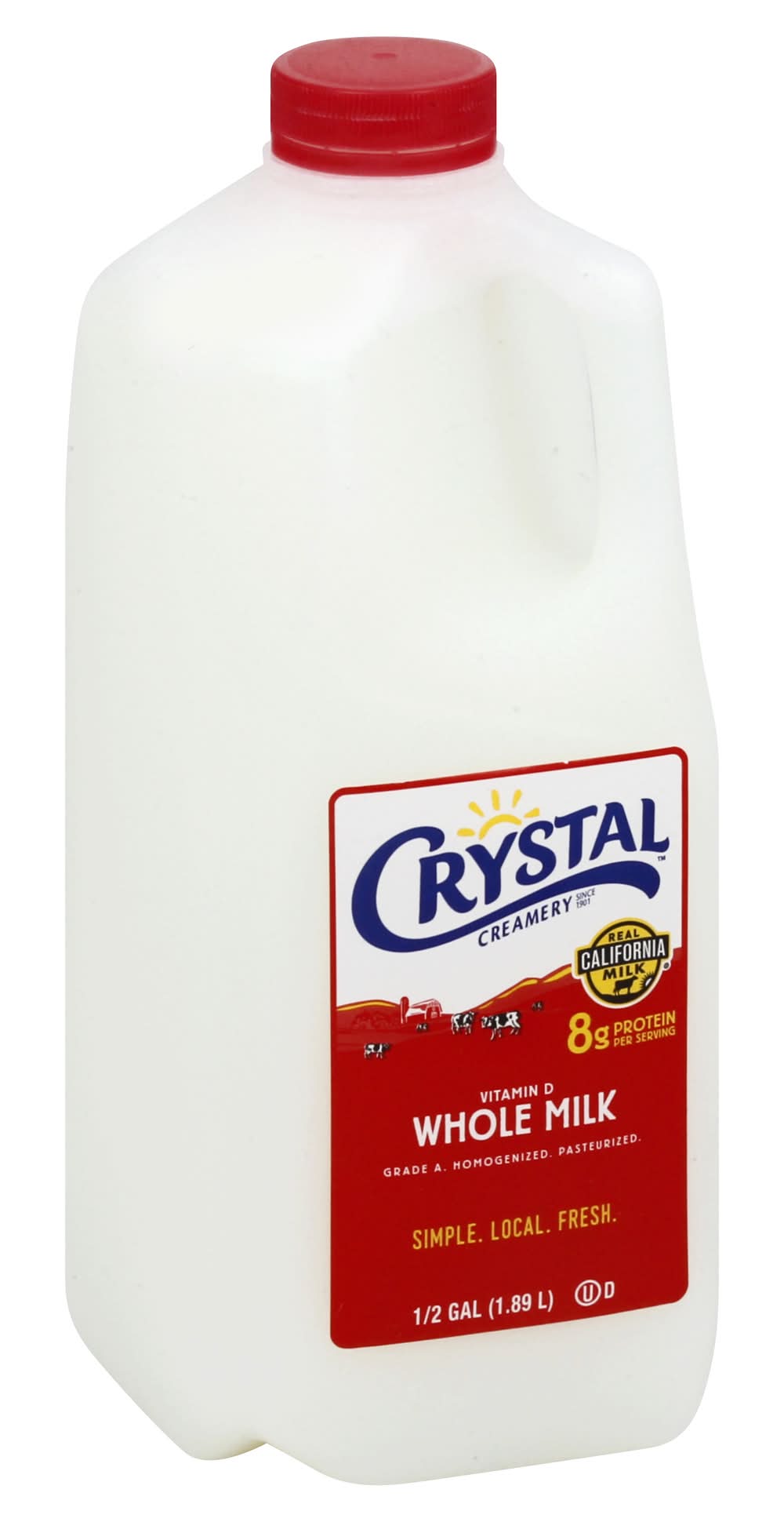 Crystal Creamery Whole Milk (1.89 L)