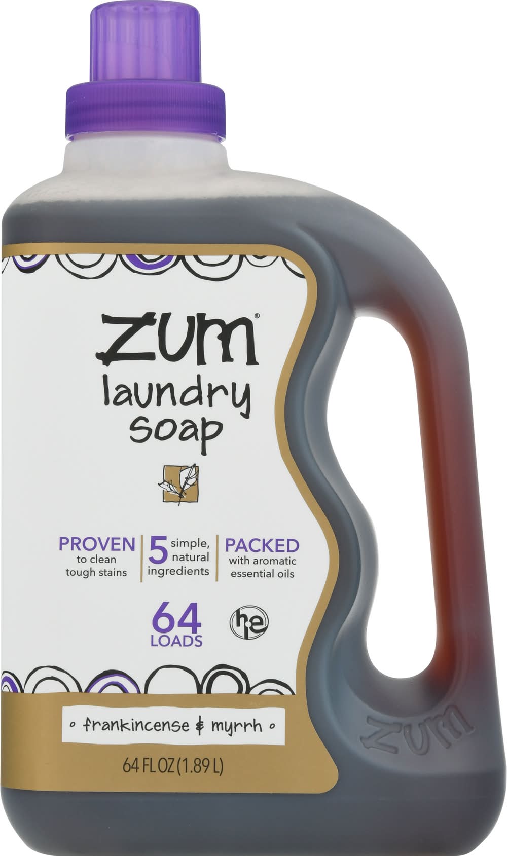 Zum Frankincense & Myrrh Aromatherapy Laundry Soap (64 fl oz)