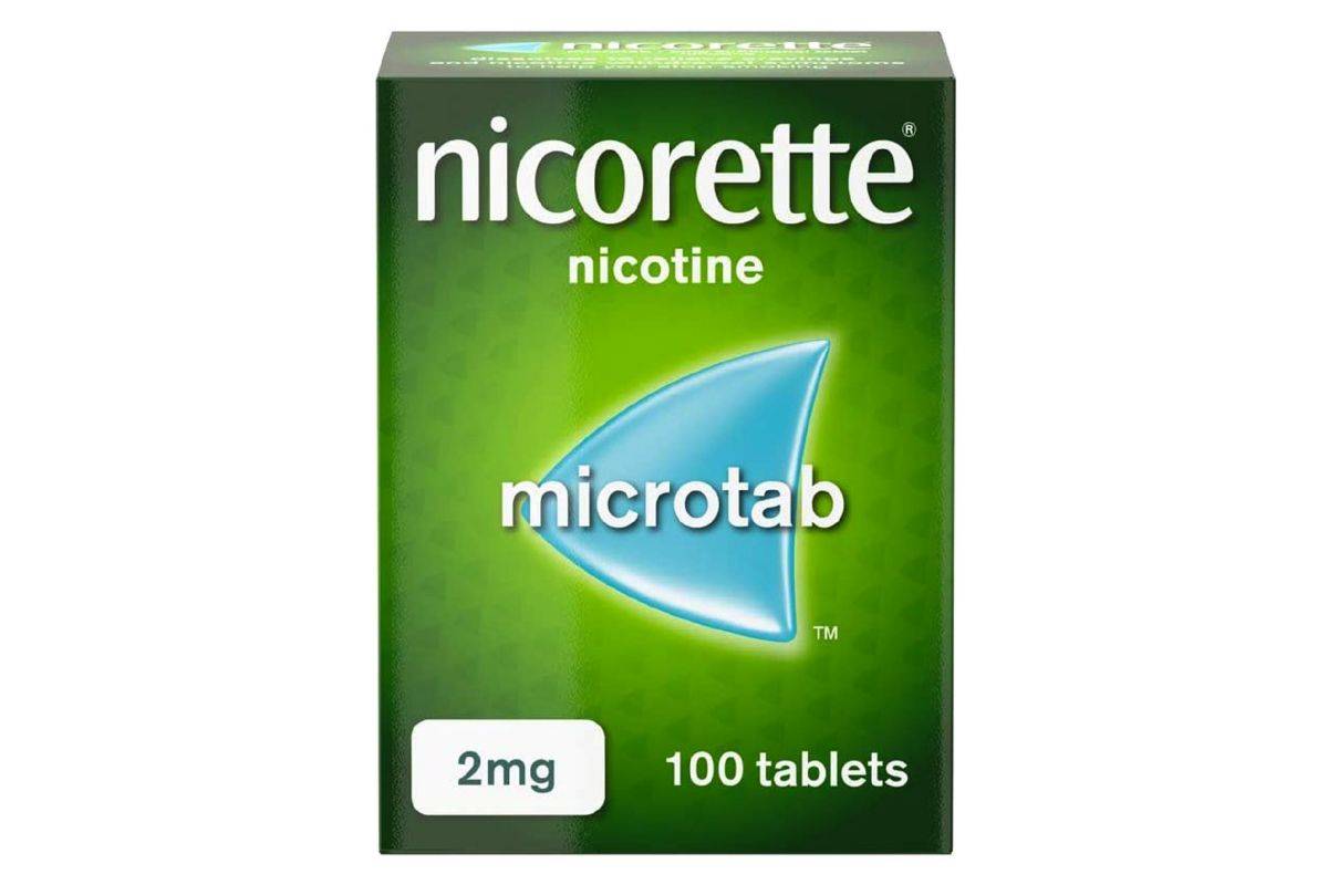 Nicorette Microtab 2mg - 100 sublingual tablets