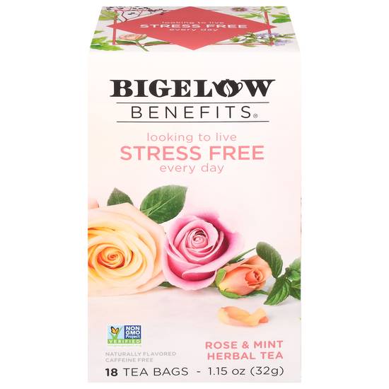 Bigelow Benefits Herbal Tea (1.15 oz) (rose-mint)