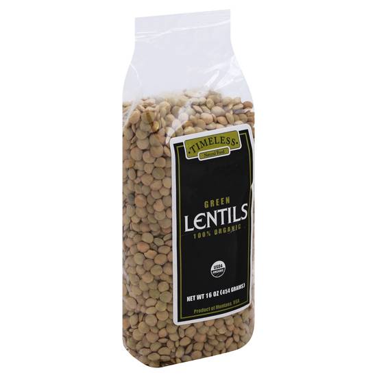 Timeless 100% Organic Green Lentils