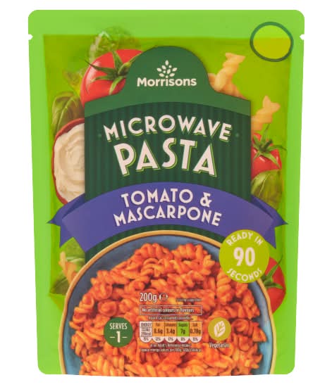 Morrisons Tomato & Mascarpone Microwave Pasta (200g)