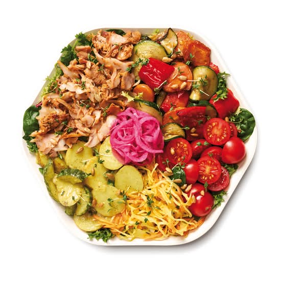 Summer Garden Pulled-Chicken