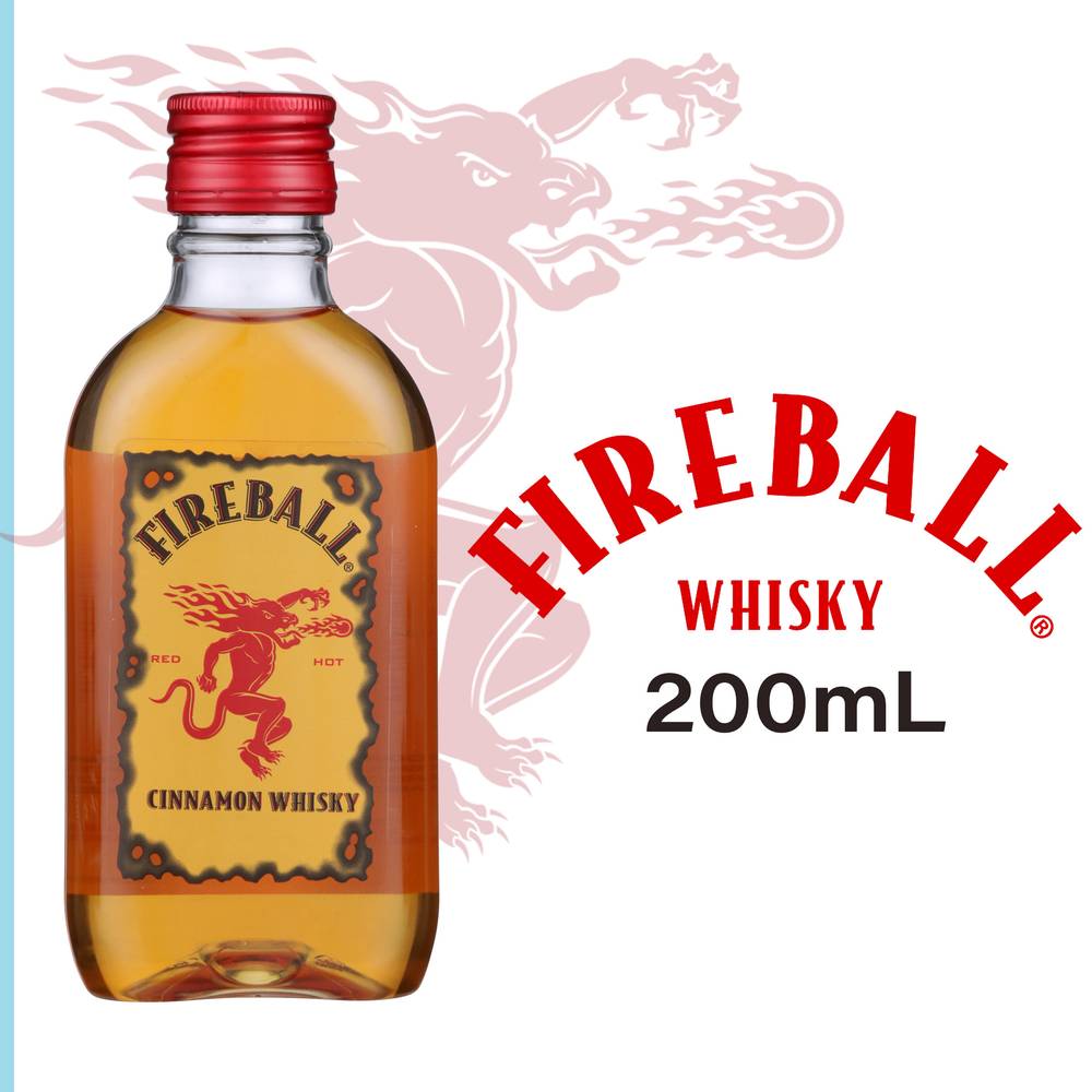 Fireball Cinnamon Whiskey Malt 42 Proof (200ml bottle)