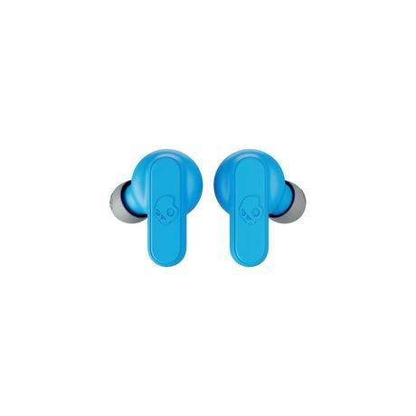 Skullcandy Dime 2 True Wireless Earbuds (Color: Light Grey/Blue)