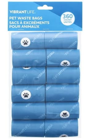 Vibrant Life Dog Poop Bags, 23x35.5 Cm (360 ct)