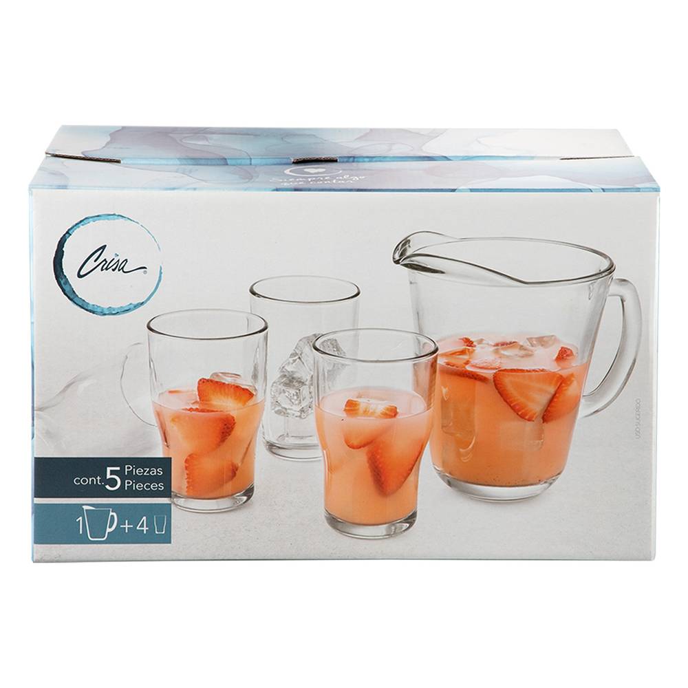 Crisa · Jarra y vasos munich