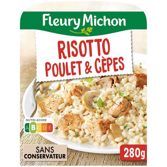 Poulet - Risotto - Aux cèpes