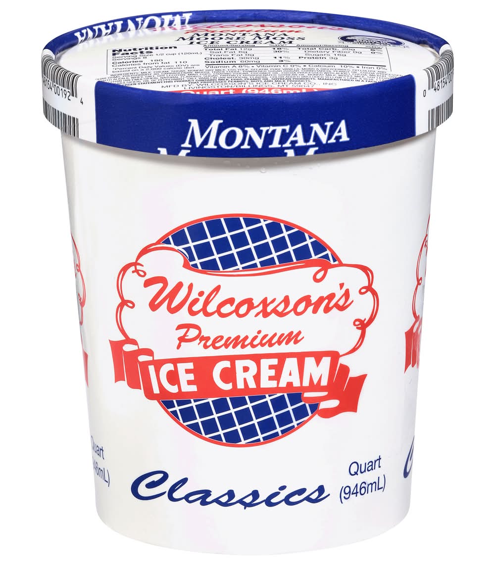 Wilcoxson's Premium Montana Moose Moss Ice Cream Delivery Near Me