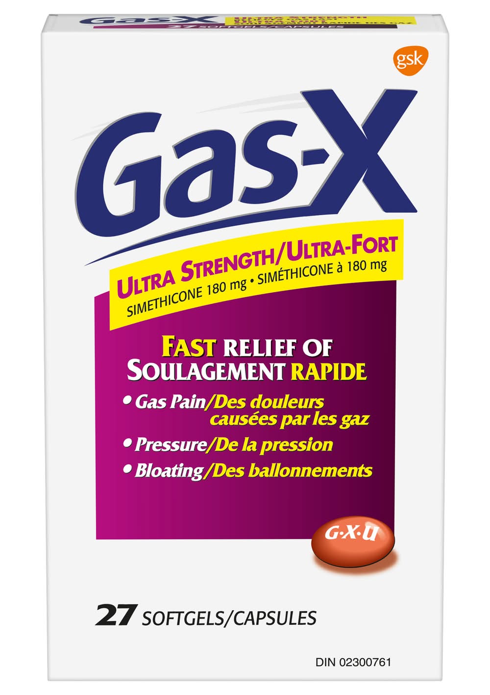 Gas-X Ultra Strength Fort Gas Relief Capsules (27 ct)