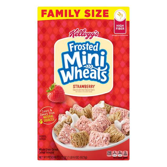 Kellogg's Frosted Mini Wheats Strawberry Cereal