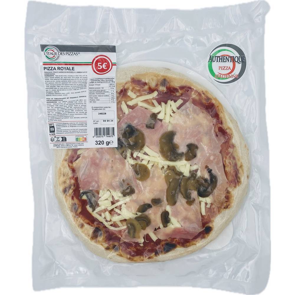 L'italie des Pizzas - Pizza royale