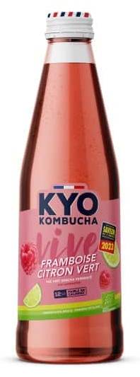 Kyo - Boisson kombucha framboise citron vert bio (500ml)
