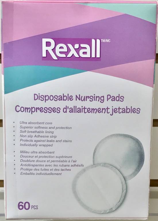 Rexall Disposable Nursing Pads (60 units)
