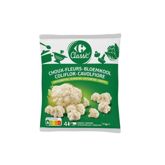 Carrefour Classic' - Choux fleurs en fleurettes (1kg)