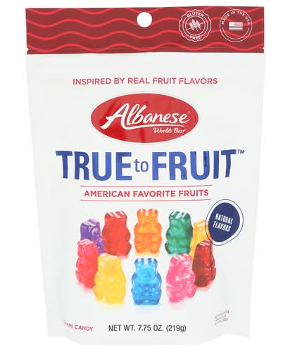 Albanese Confectionery True To Fruit American Favorites Gummi Bears