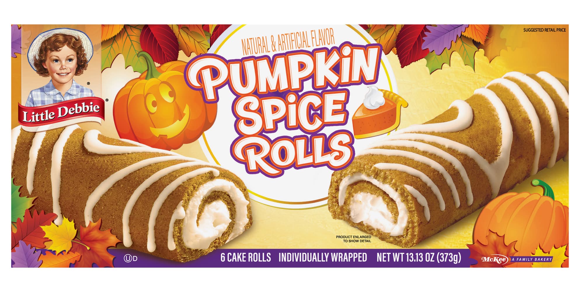 Little Debbie Pumpkin Spice Cake Rolls (13.2 oz)