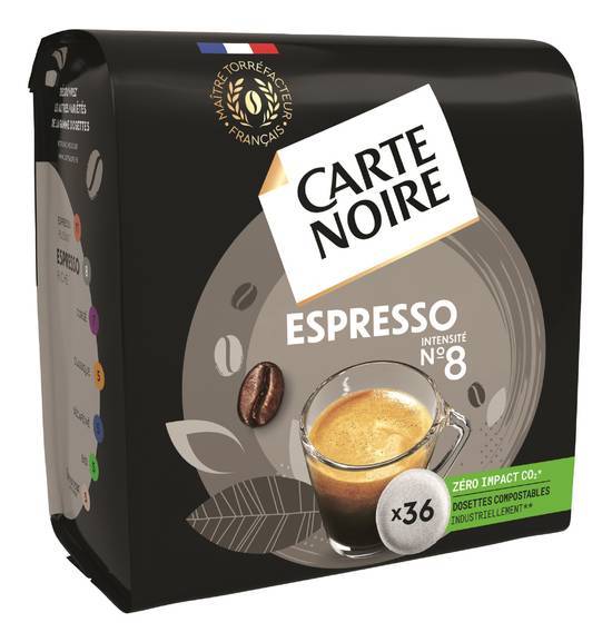 Carte noire café moulu expresso intensité 8 (36 pcs)