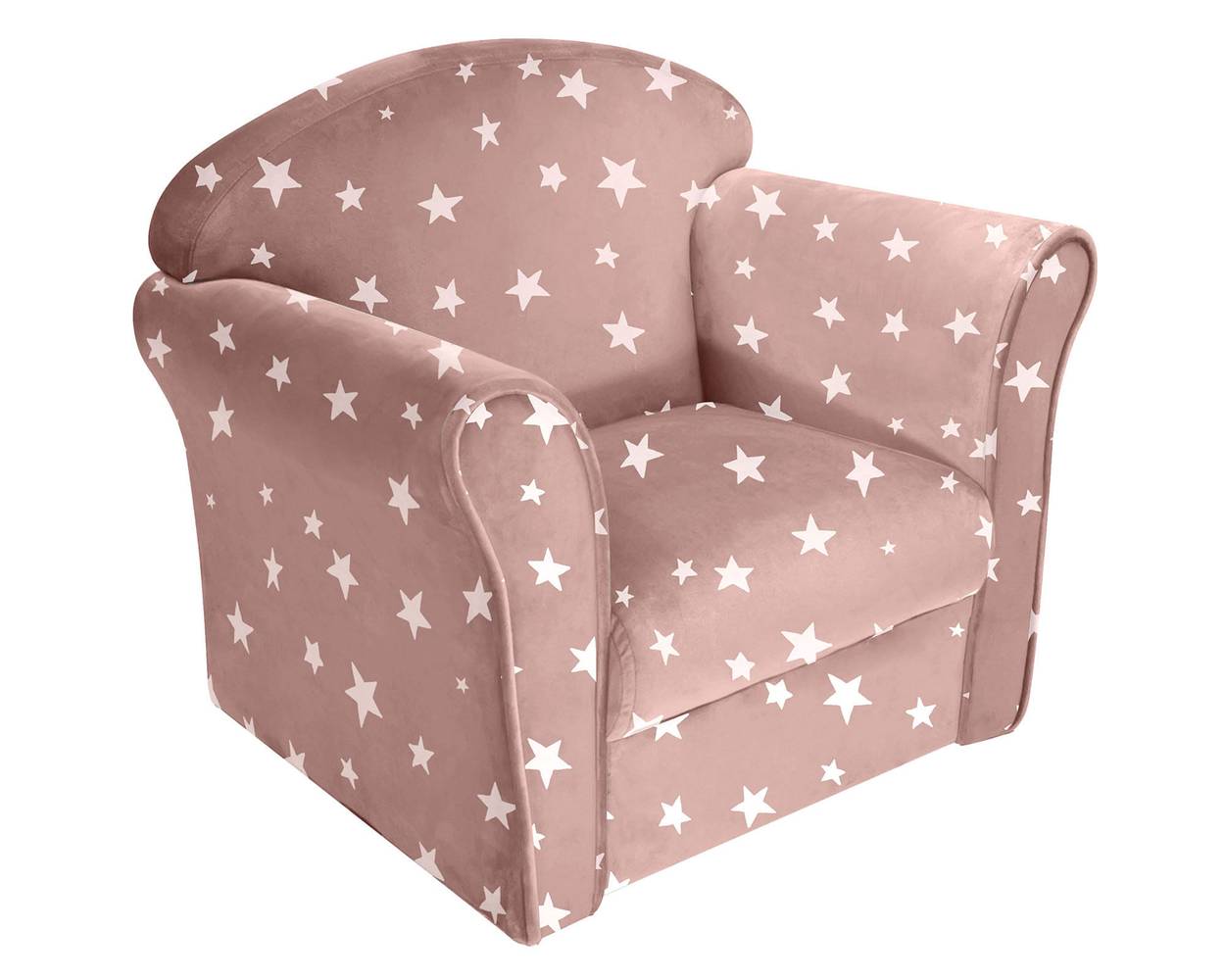 M+design sillón infantil estrellas rosa (50 x 40 x 44 cm)