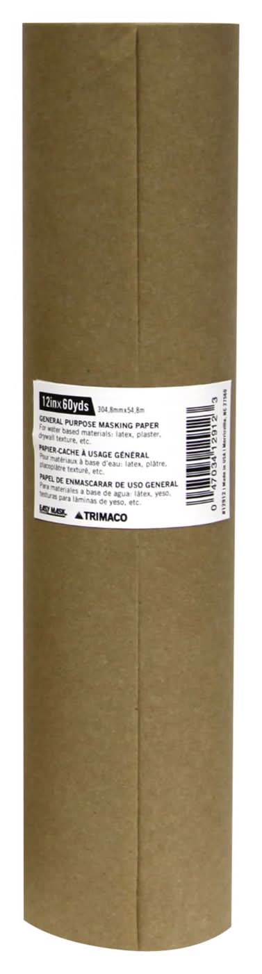 Trimaco 12 In. W X 180 Ft. L Paper Masking Paper 1 Pk