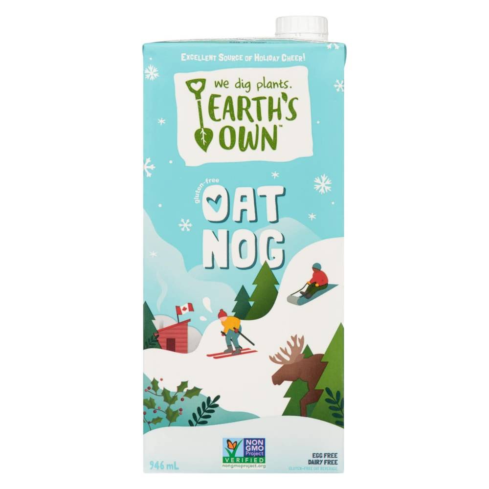 Earth's Own Oat Nog Plant-Based Beverage (946 ml)