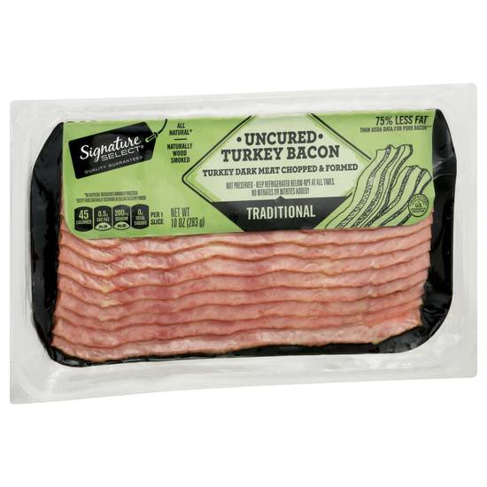 Signature Select Select Uncured Traditional Turkey Bacon
