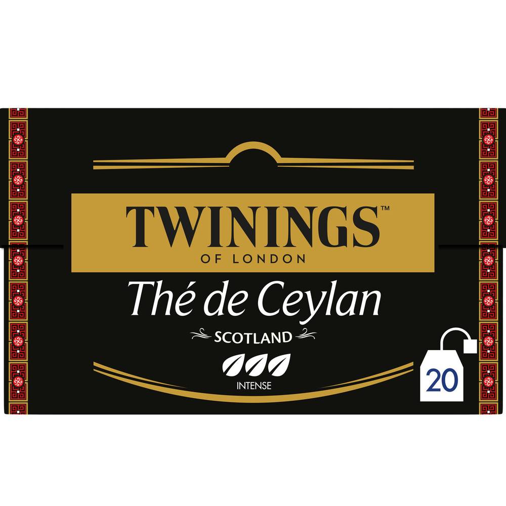 Twinings - Thé de ceylan scotland (20 pièces )