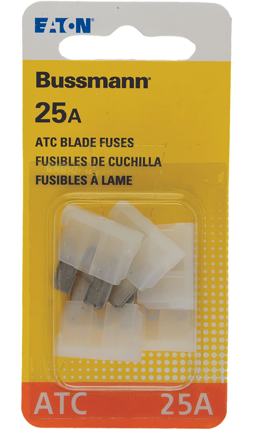 Bussmann 25 Amps Atc Clear Blade Fuse 5 Pk