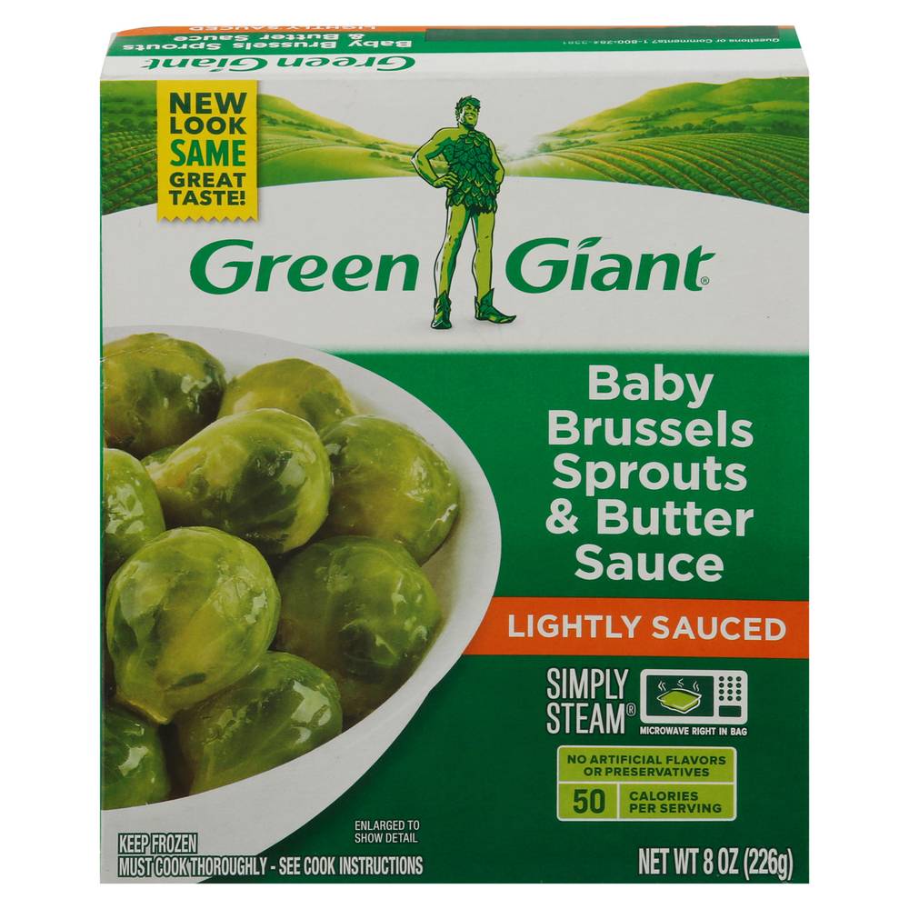 Green Giant Simply Steam Baby Brussels Sprouts & Butter Sauce (8 oz)