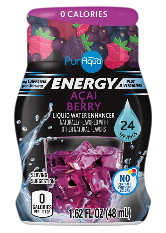 PurAqua Energy Liquid Water Enhancer, Acai Berry (1.62 fl oz)