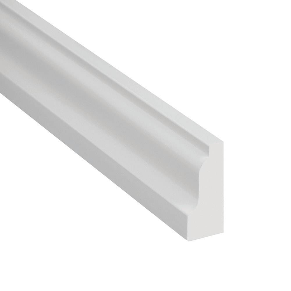 Royal Building Products 11/16-in x 1-5/8-in x 8-ft PVC 120 Shingle Moulding | 02599