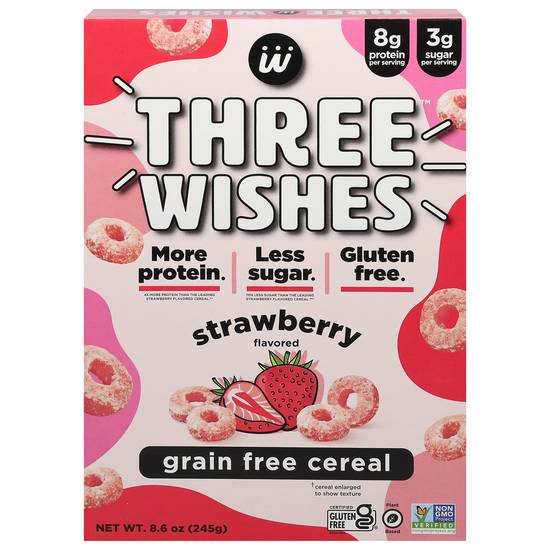 Three Wishes Grain Free Cereal (strawberry)