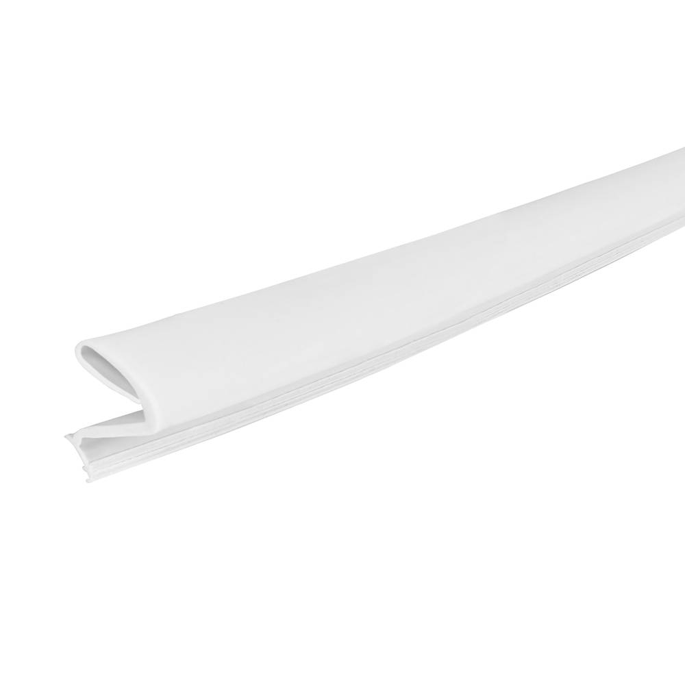 M-D 6-3/4-ft x 1-in x 5/8-in White Rubber Door Weatherstrip | 11829