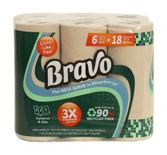 Bravo Paper Towels (6 ct)