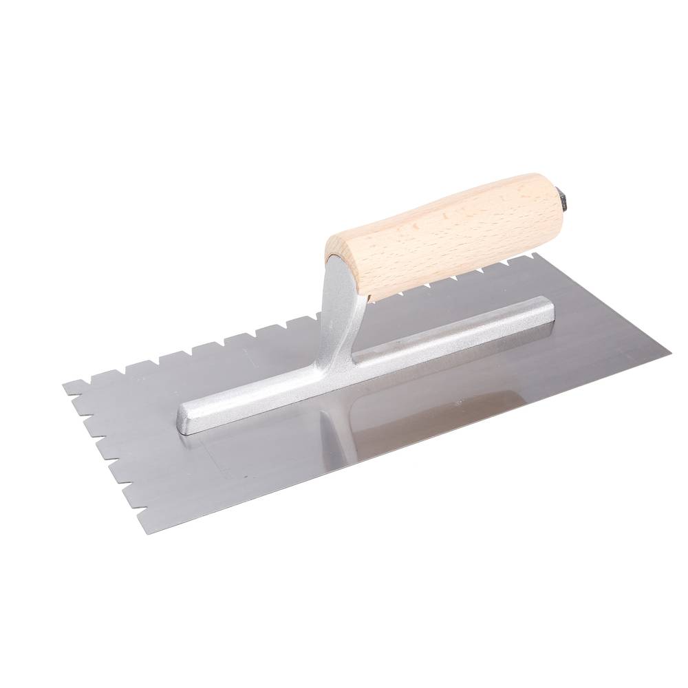 Project Source 1/4-in x 1/2-in x 3/16-in Ground Steel V-notch Vinyl Floor Trowel | 65350