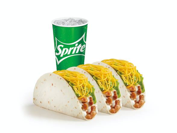 3 Grilled Chicken Tacos Pack