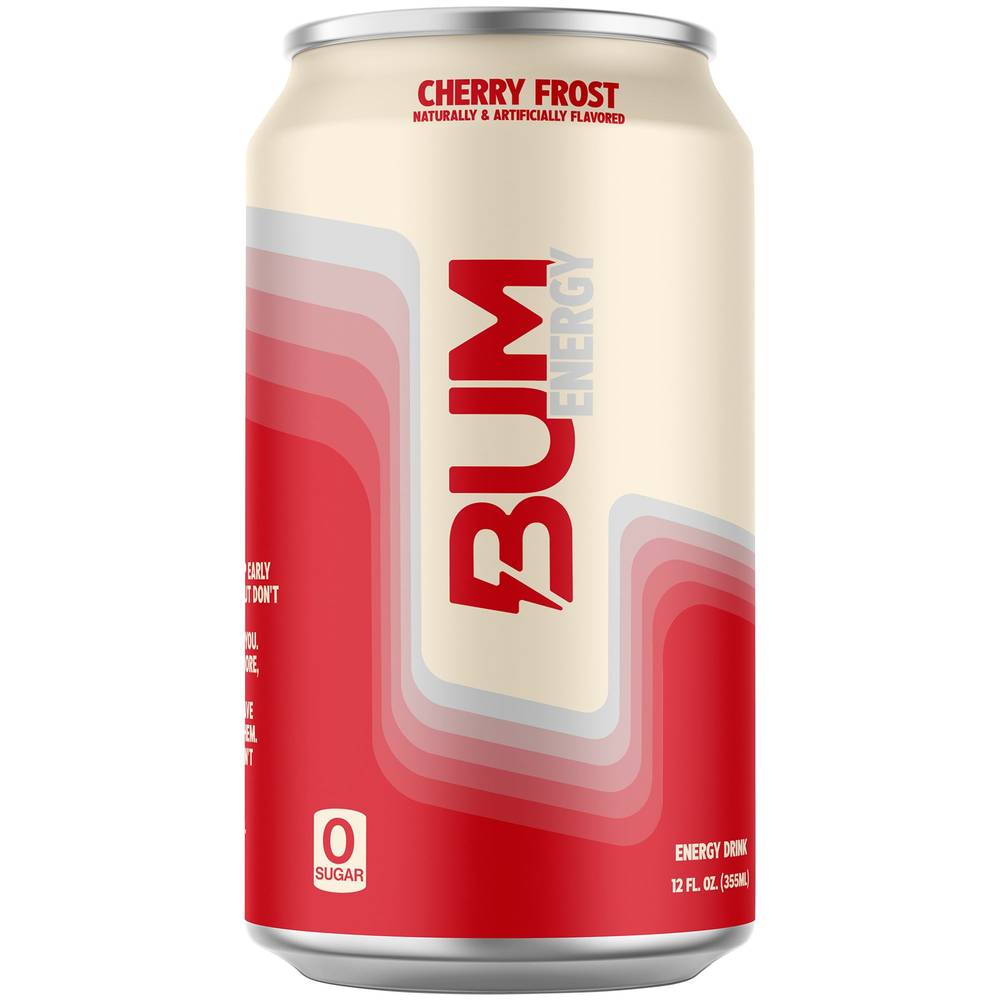 BUM Energy Energy Drink, Cherry Frost (12 x 12 fl oz)