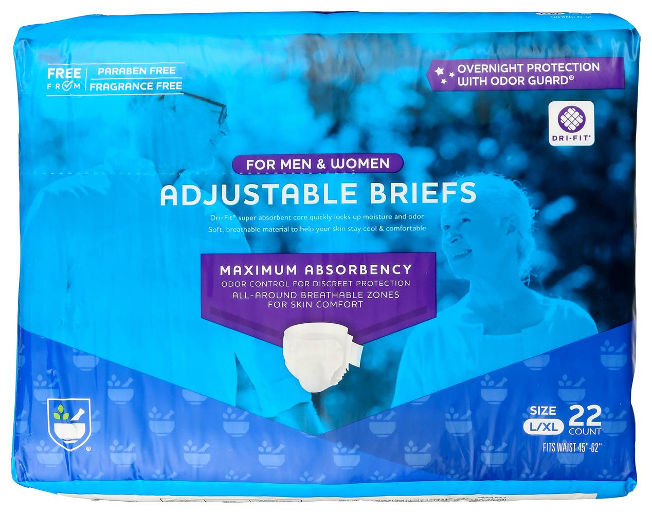 Rite Aid Pharmacy Adustable Unisex Briefs Maximum Absorbency Large Extra Large (22 ct)