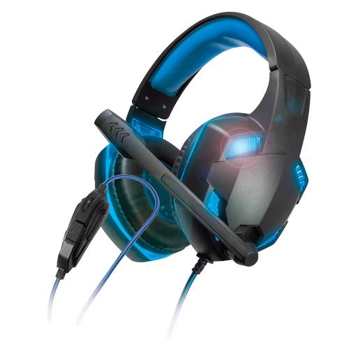 Strike Gear X-Shooter Gaming Headset with Mic & Blue LED