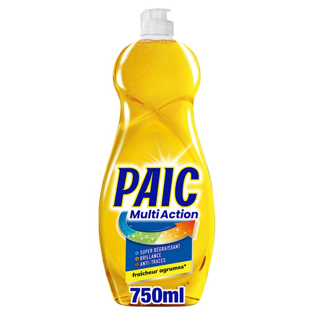 PAIC - Liquide vaisselle multi action (750ml)