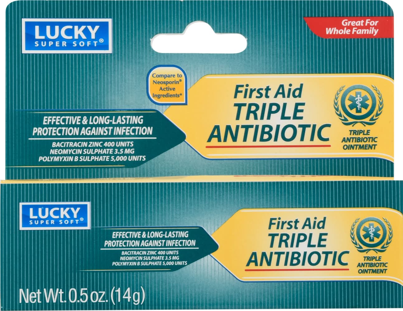 Lucky Super Soft Triple Antibiotic Ointment (0.5 oz)