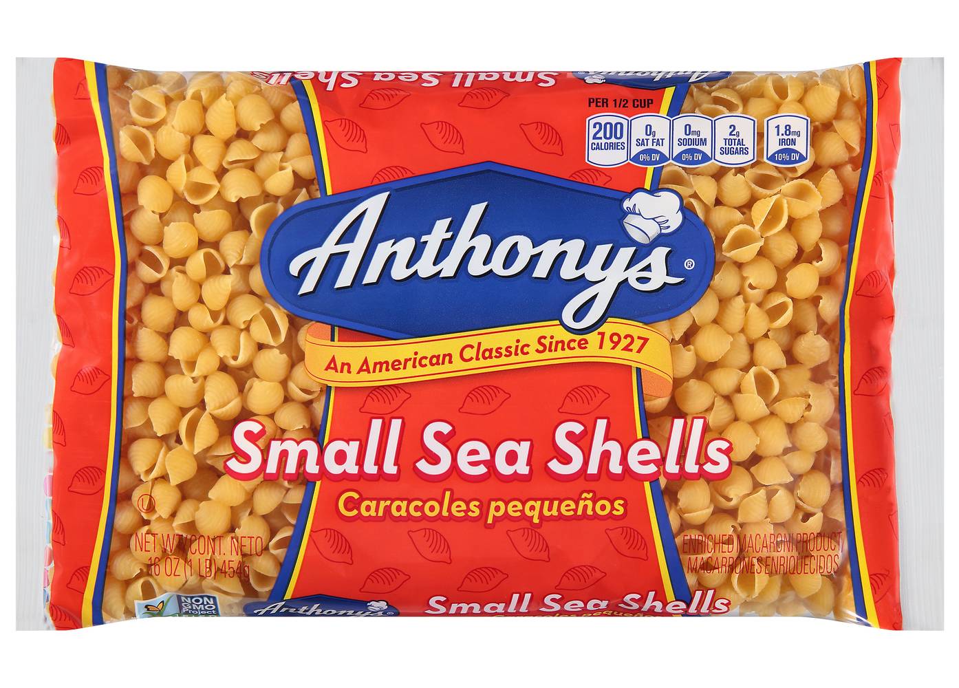 Anthony's Small Sea Shells Pasta (16 oz)