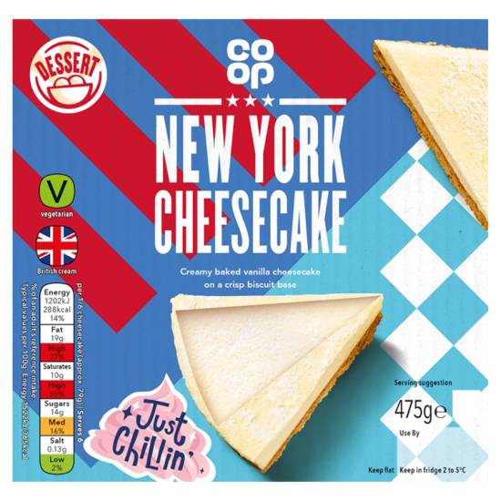 Co-op New York Cheesecake (475g)