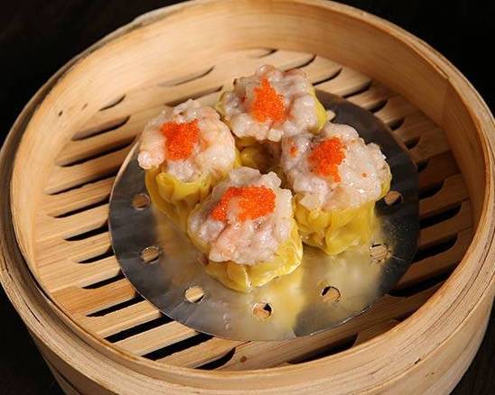 Jumbo Shrimp and Pork Siu Mai (鲜虾蟹黄烧卖)