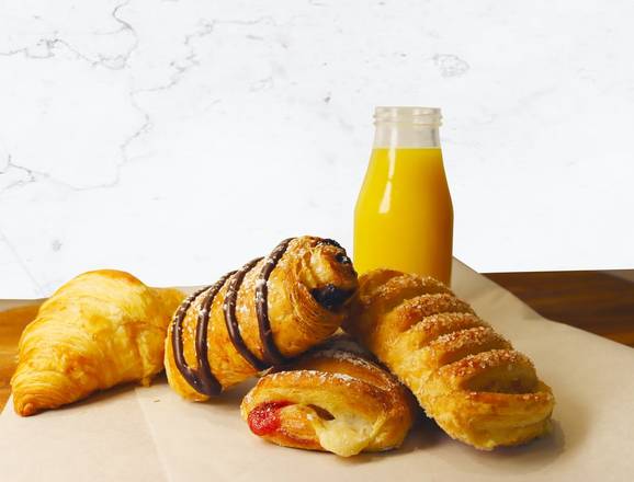 Order Chocolate Croissant food online from Corner Bakery store, McAllen on bringmethat.com